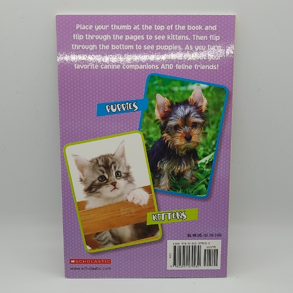 Scholastic Puppies and Kittens 2 - Purple and Yellow Cover - Picture 2 of 4